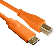 Аудиокабель UDG Ultimate Audio Cable USB 2.0 C-B Orange Straight 1,5m (U96001OR)